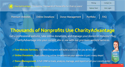Desktop Screenshot of charityadvantage.com