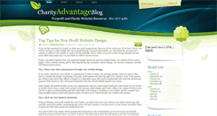 Desktop Screenshot of blog.charityadvantage.com