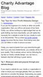 Mobile Screenshot of blog.charityadvantage.com